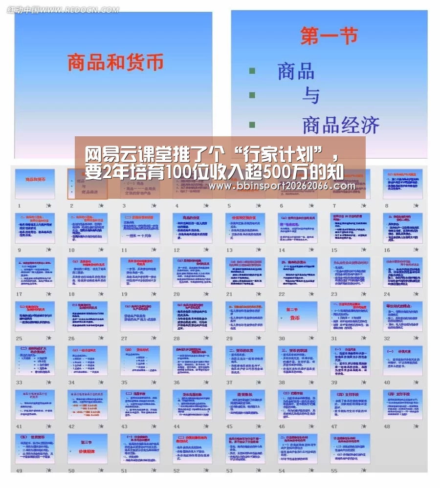 网易云课堂推了个“行家计划”，要2年培育100位收入超500万的知识行家_BBI